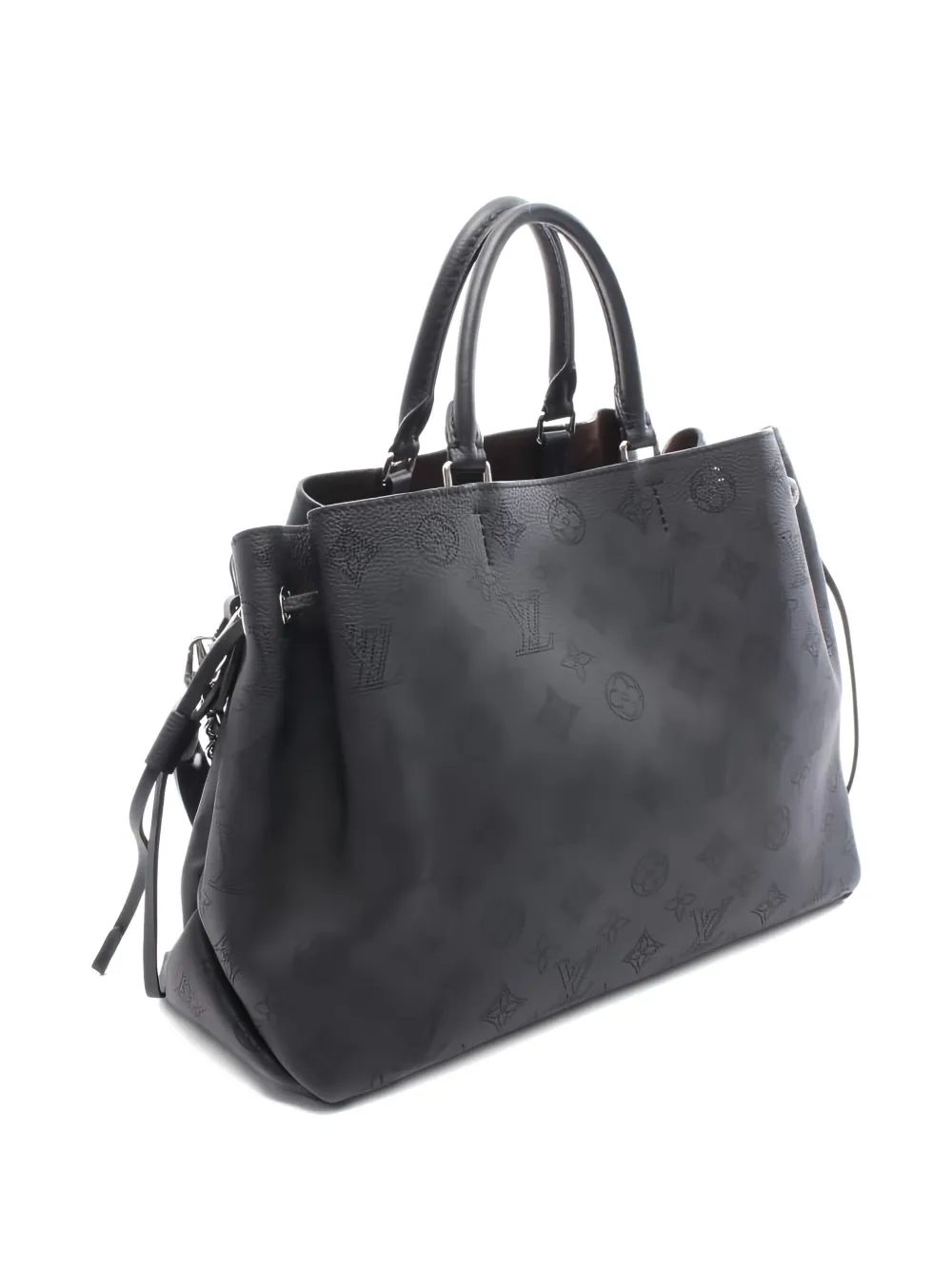 Pre-owned Louis Vuitton Bella Mahina Handbag In Black