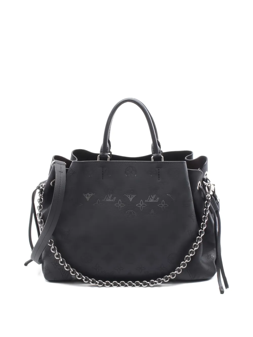 Pre-owned Louis Vuitton Bella Mahina Handbag In Black