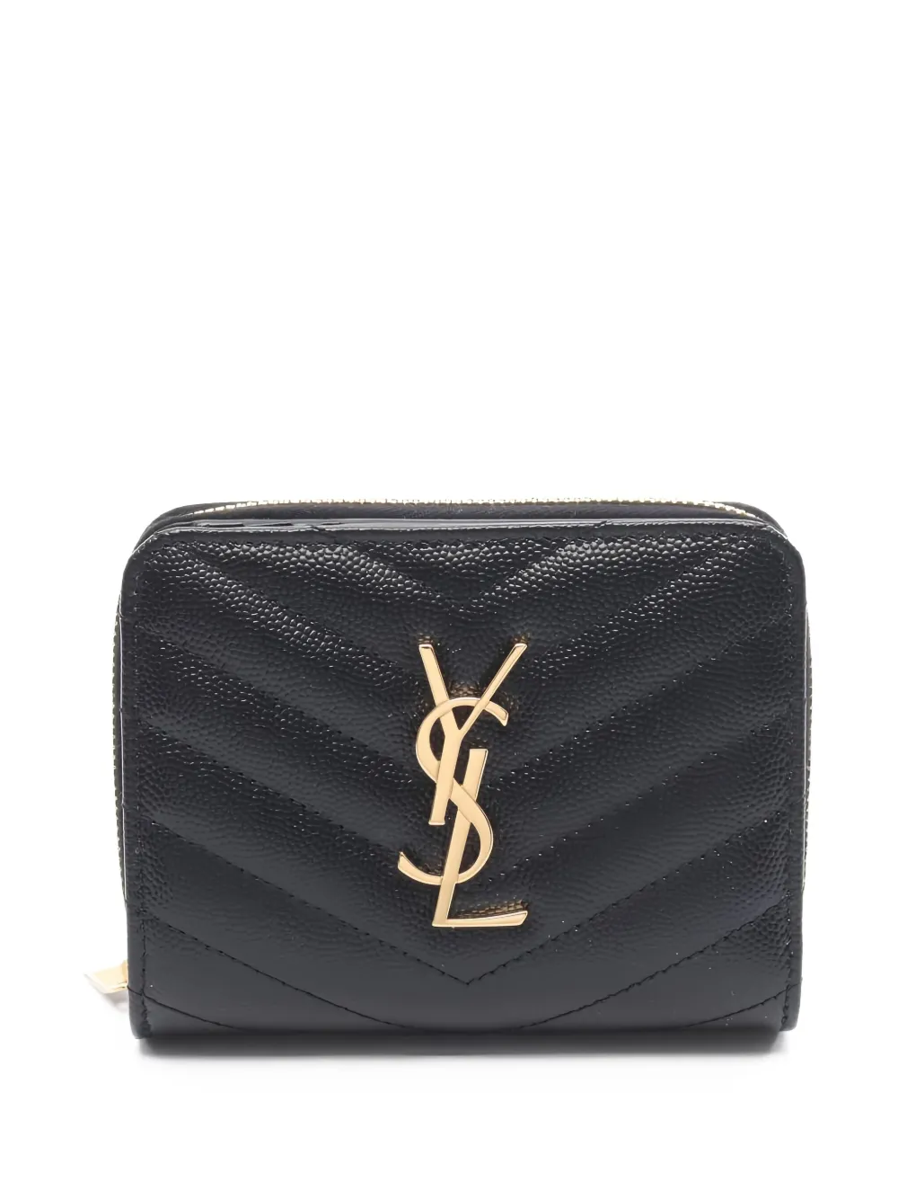 Saint Laurent monogram bi-fold leather wallet | Black | Image 1