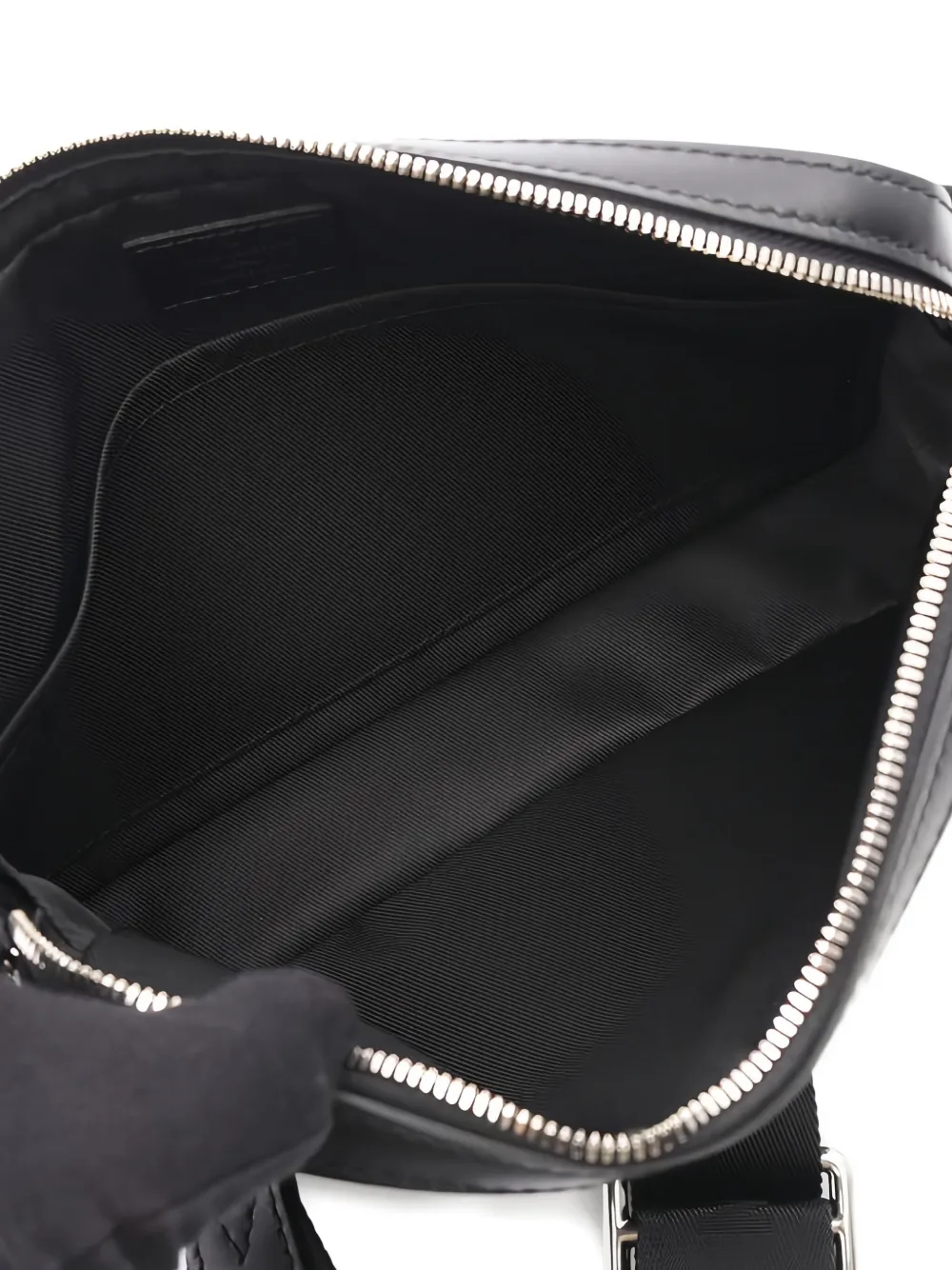 Pre-owned Louis Vuitton 1910s Trio Messenger Damier Graphite Canvas Shoulder Bag In Black