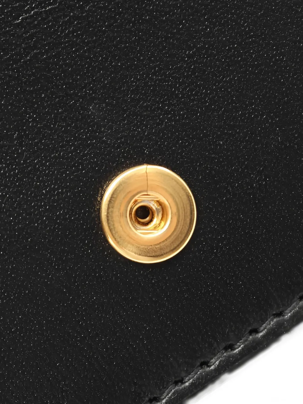 Bottega Veneta Pre-Owned Intrecciato leren pasjeshouder Zwart