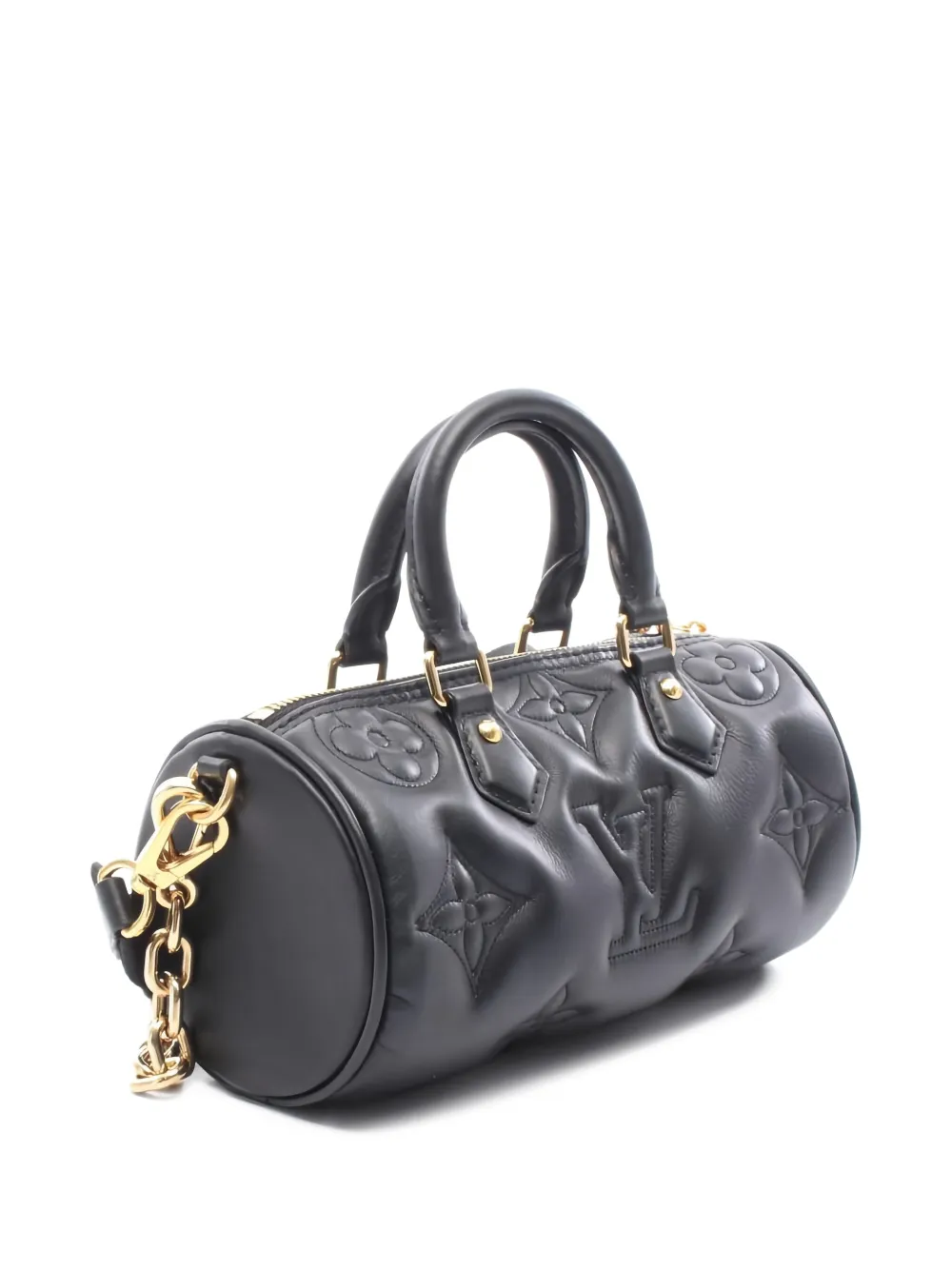 Pre-owned Louis Vuitton Papillon Bb Two-way Handbag In Black