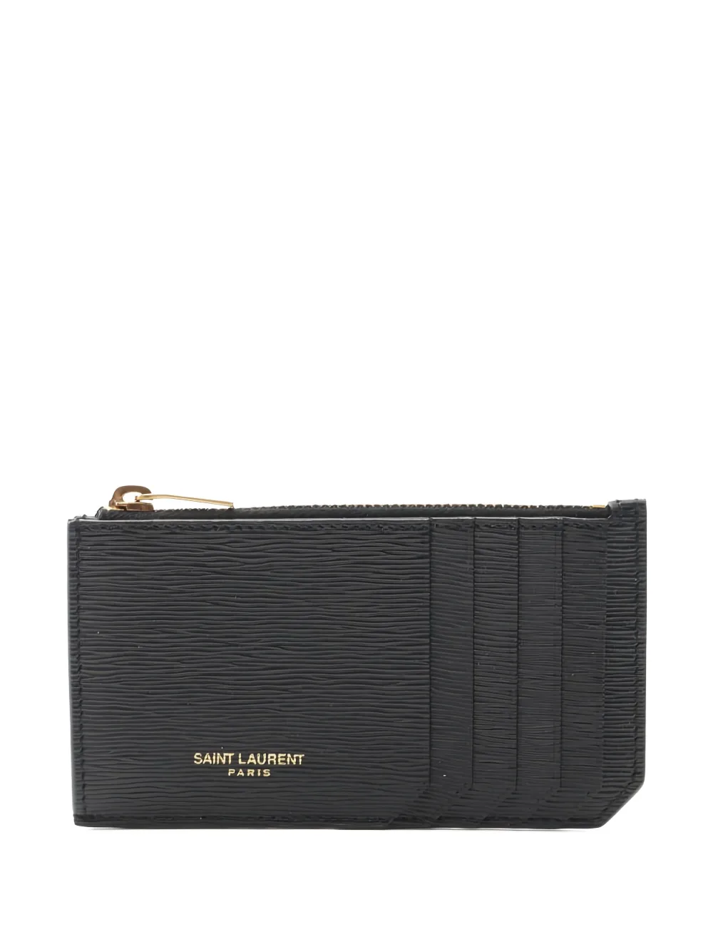Saint Laurent Pre-Owned 2020s Fragment leather card holder | Black | Image 1