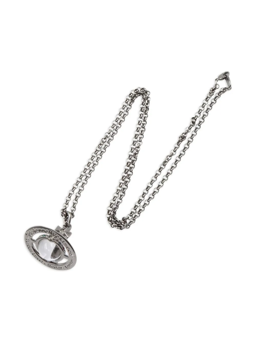 Vivienne Westwood Pre-Owned 2020s Orb-pendant necklace | Silver | Image 1