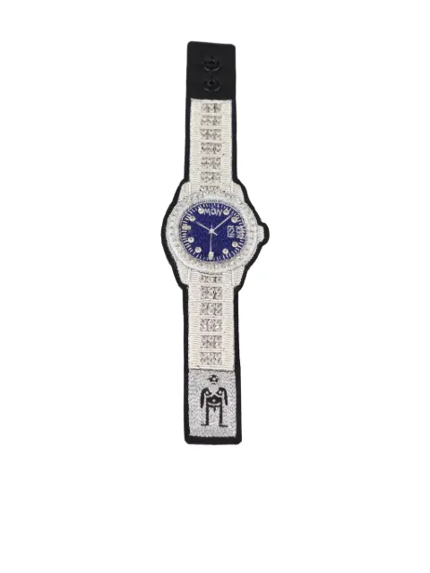 Walter Van Beirendonck embroidered bracelet