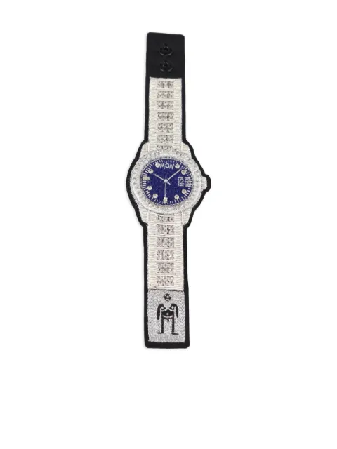 Walter Van Beirendonck embroidered bracelet