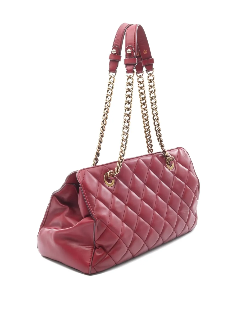 CHANEL Pre-Owned 2012-2013 Matelassé chain leather shoulder bag | Pre-Owned | Image 2