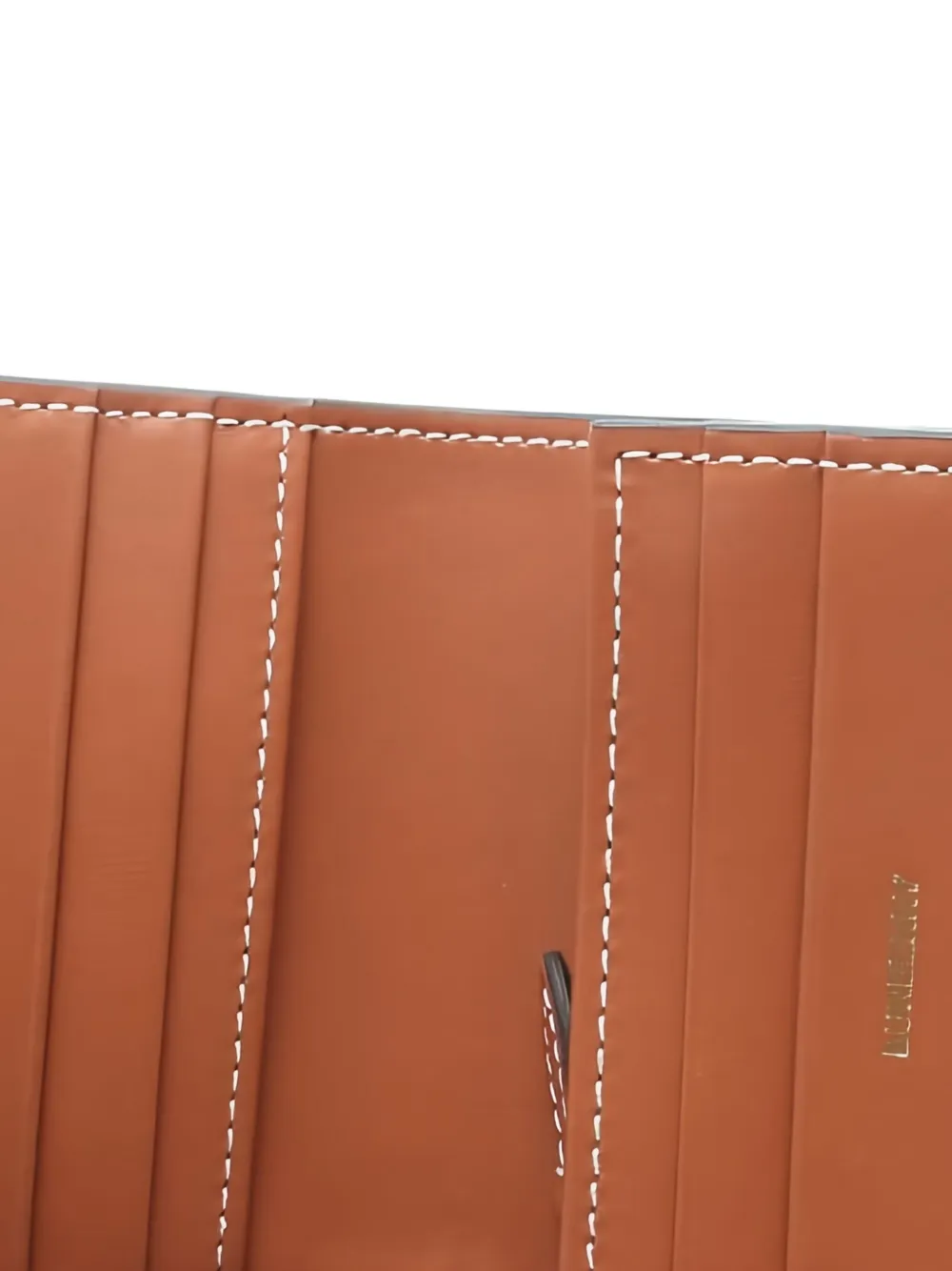 Pre-owned Burberry Check Bi-fold Wallet In Neutral
