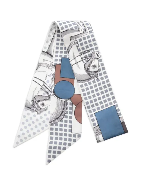 Hermès Pre-Owned 2010s Cavalier en Formes ribbon scarf