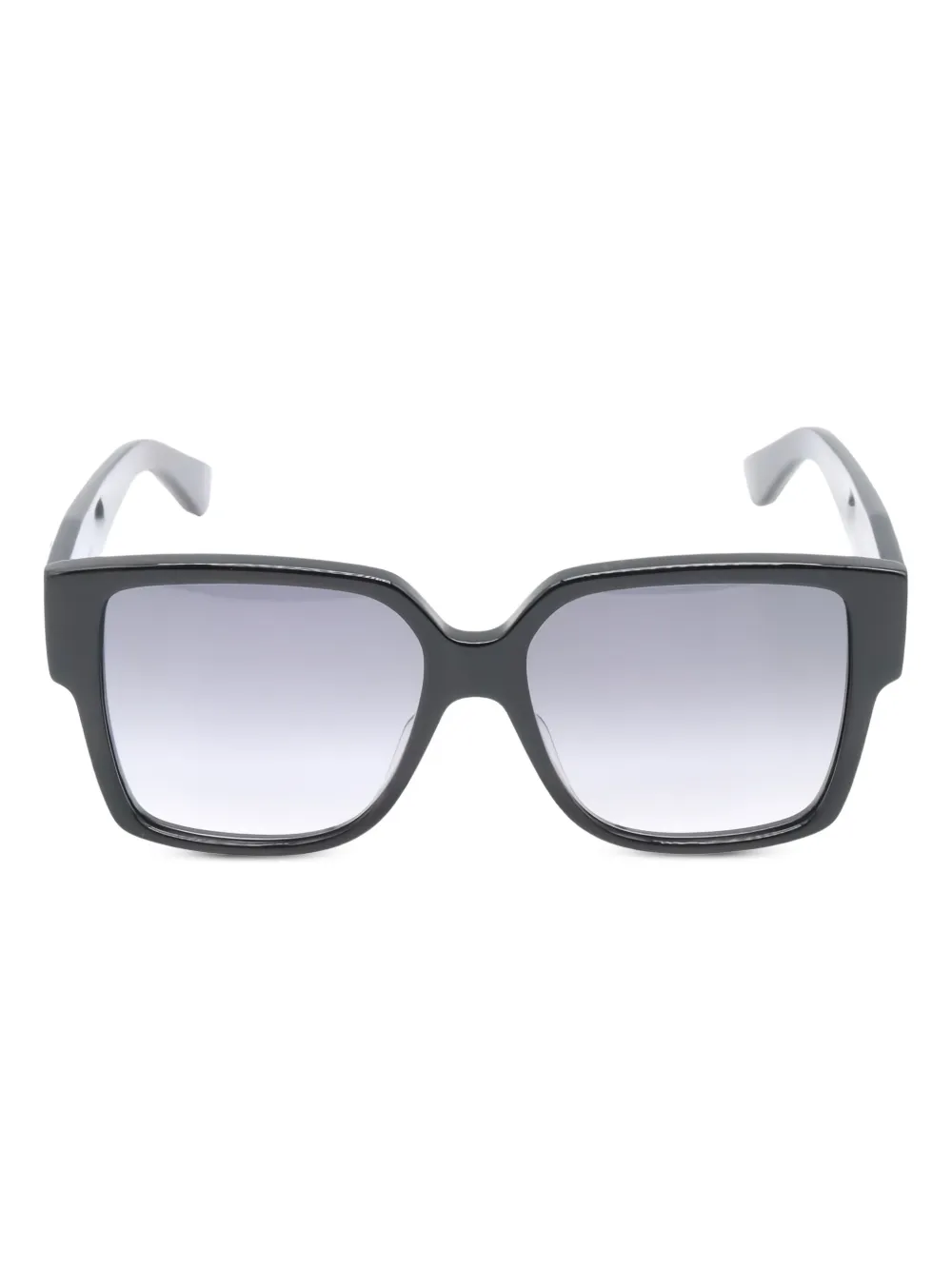 Saint Laurent Pre-Owned 2020s square logo-plaque sunglasses | Black | Image 1