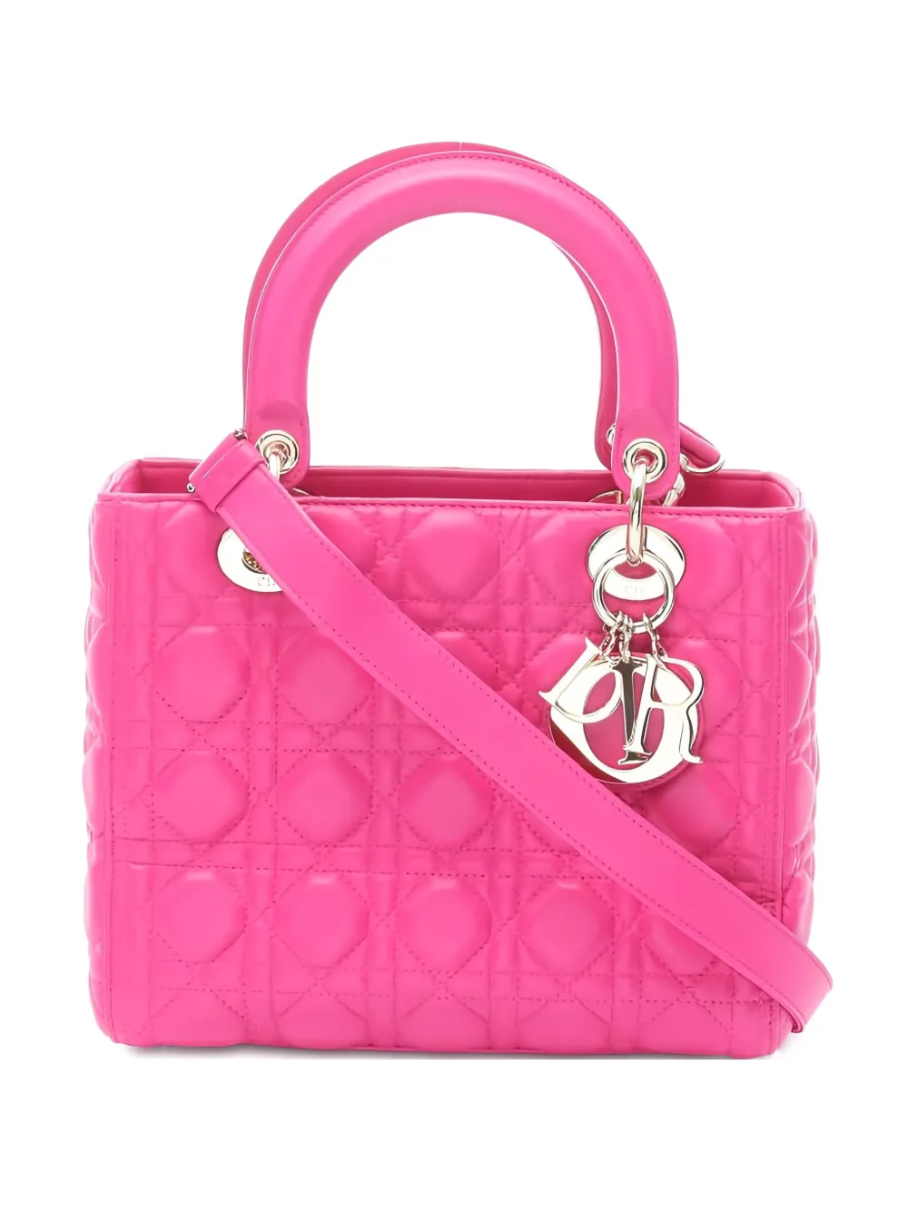 Christian Dior Pre-Owned Lady Dior two-way handbag | Pink | Image 1