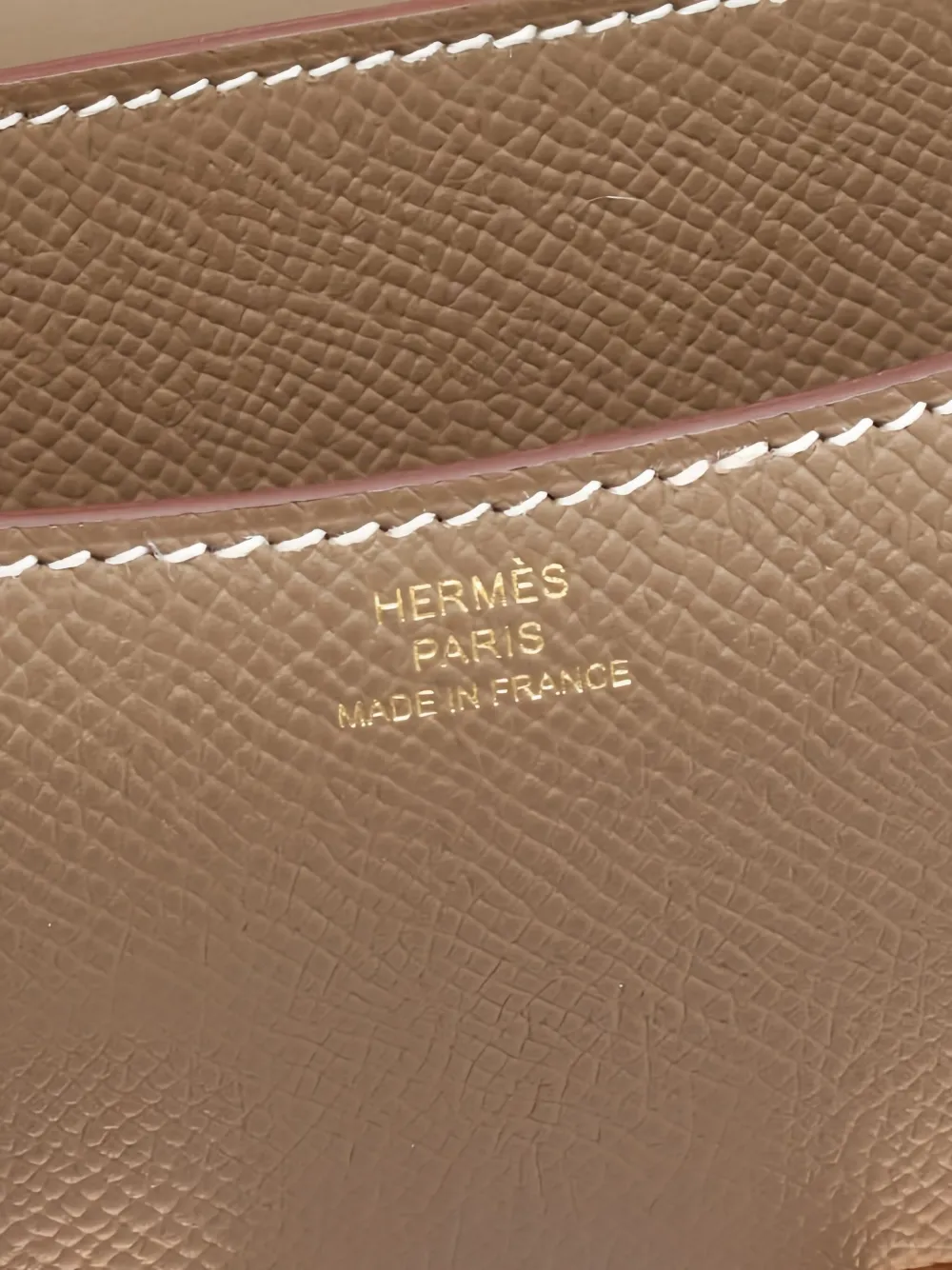 Pre-owned Hermes Mini Constance 3 Shoulder Bag In Brown