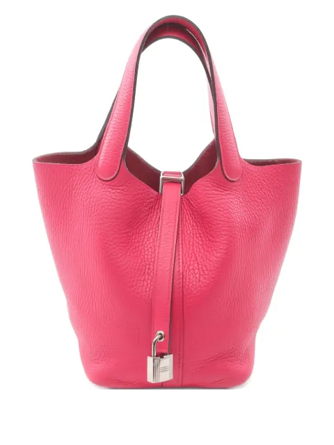 Hermès Pre-Owned 2017 Picotin Lock PM Leather tote bag