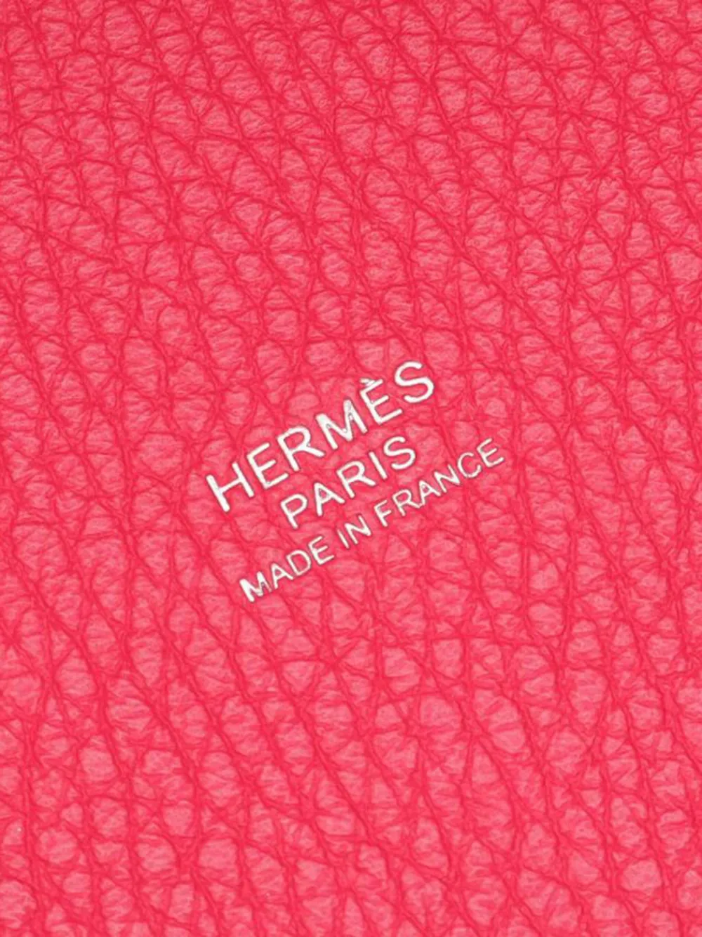 Pre-owned Hermes 2017 Picotin Lock Pm Leather Tote Bag In Pink