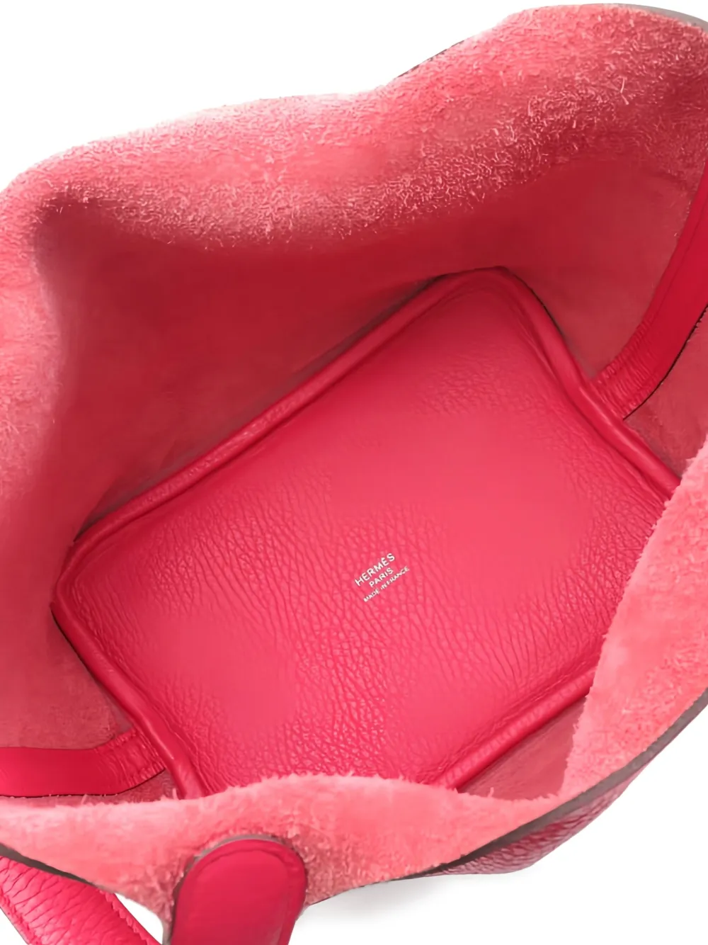 Pre-owned Hermes 2017 Picotin Lock Pm Leather Tote Bag In Pink