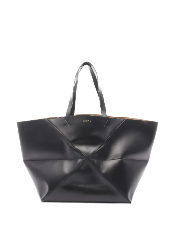 Loewe Pre-Owned パズル フォルド ハンドバッグ | ブラック | FARFETCH JP