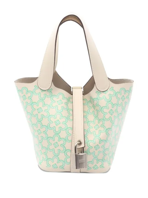 Hermès Pre-Owned micro Lucky Daisy Picotin Lock tote bag