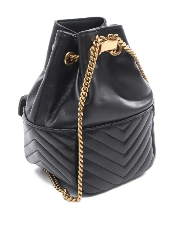 Saint Laurent Pre-Owned Joe バケットバッグ ミニ | ブラック