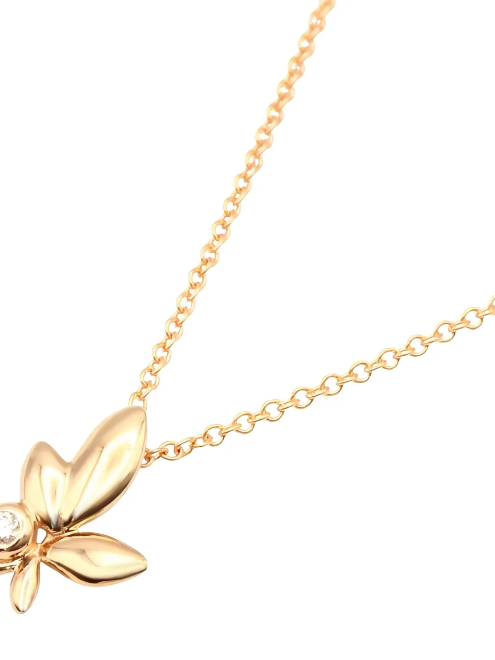 Tiffany & Co. Pre-Owned 2010s 18K pink gold diamond necklace | Image 2