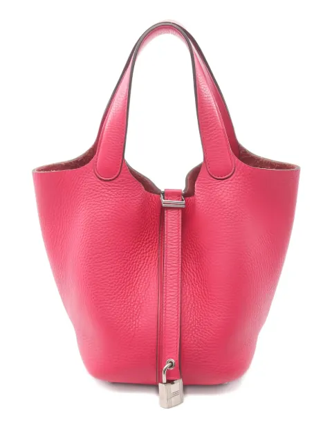 Hermès Pre-Owned 2017 Picotin Lock PM leather tote bag
