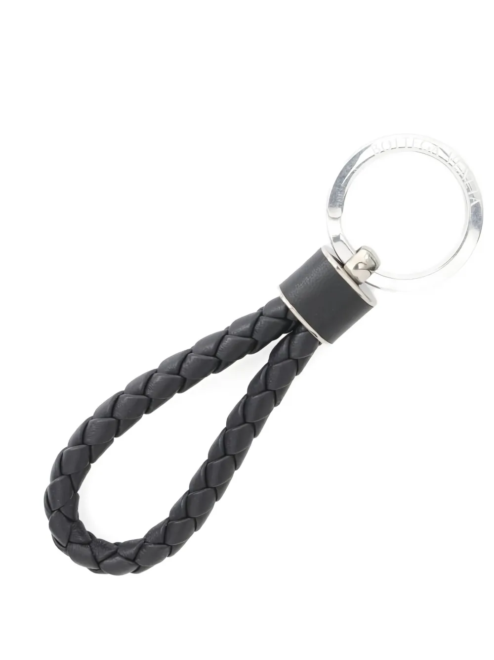 Bottega Veneta Pre-Owned 2020s leather key ring - ブラック Bottega Veneta Pre-Owned 2020s leather key ring - ブラック