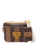 Louis Vuitton Pre-Owned x Nigo 2021s logo patch cross body bag - Brown