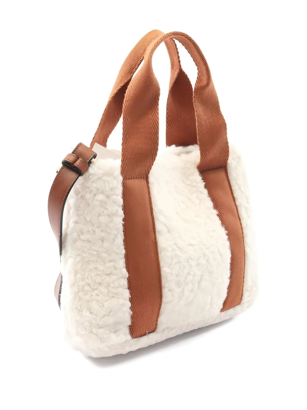 Pre-owned Chloé 2020s Logo-print Tote Bag In White