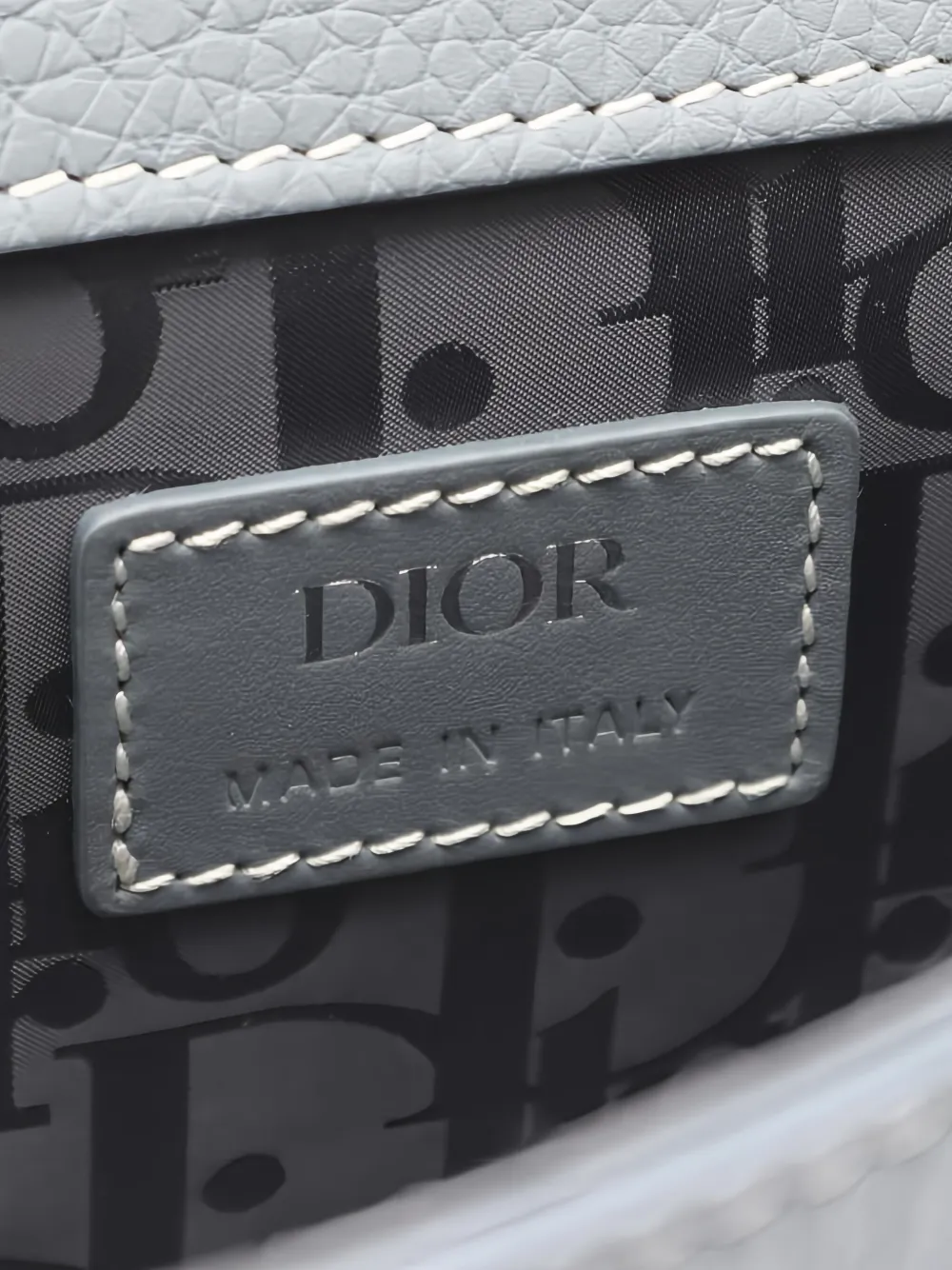 Pre-owned Dior Mini Gallop Buckled Shoulder Bag In Blue
