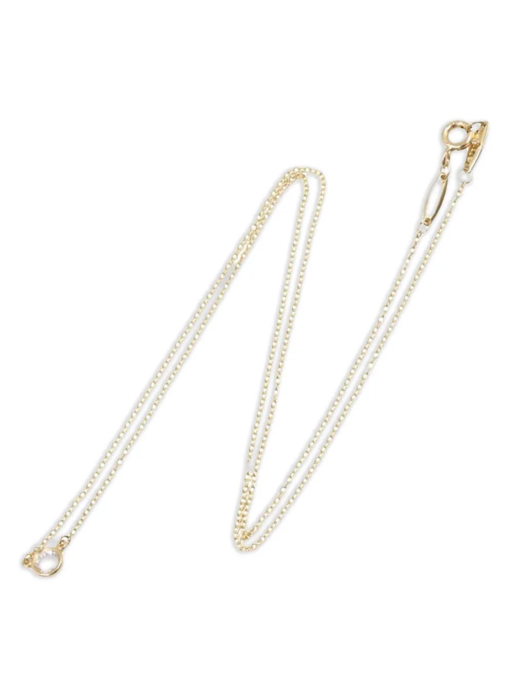 Tiffany & Co. Pre-Owned 2010s 18K yellow gold diamond necklace | Gold | Image 1