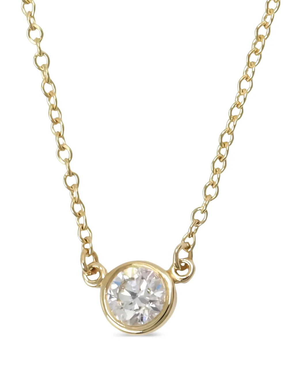 Tiffany & Co. Pre-Owned 2010s 18K yellow gold diamond necklace | Image 2