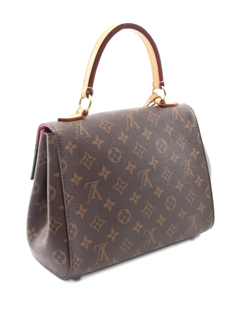 Pre-owned Louis Vuitton 2017 Cluny Bb Monogram Tote In Brown