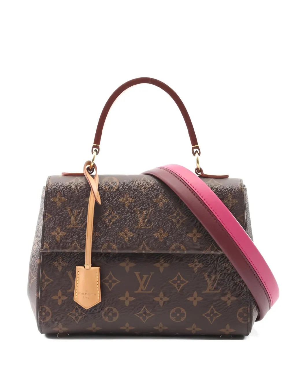 Louis Vuitton Pre-Owned 2017 Cluny BB Monogram tote - ブラウン Louis Vuitton Pre-Owned 2017 Cluny BB Monogram tote - ブラウン