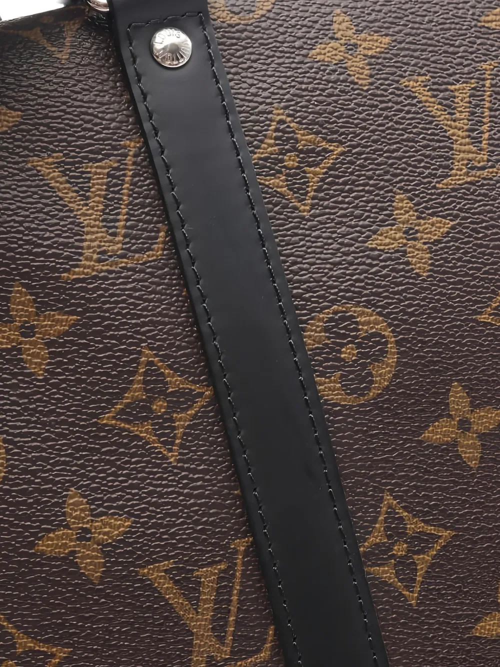 Pre-owned Louis Vuitton Porte Documents Voyage Pm Two-way Briefcase In Brown
