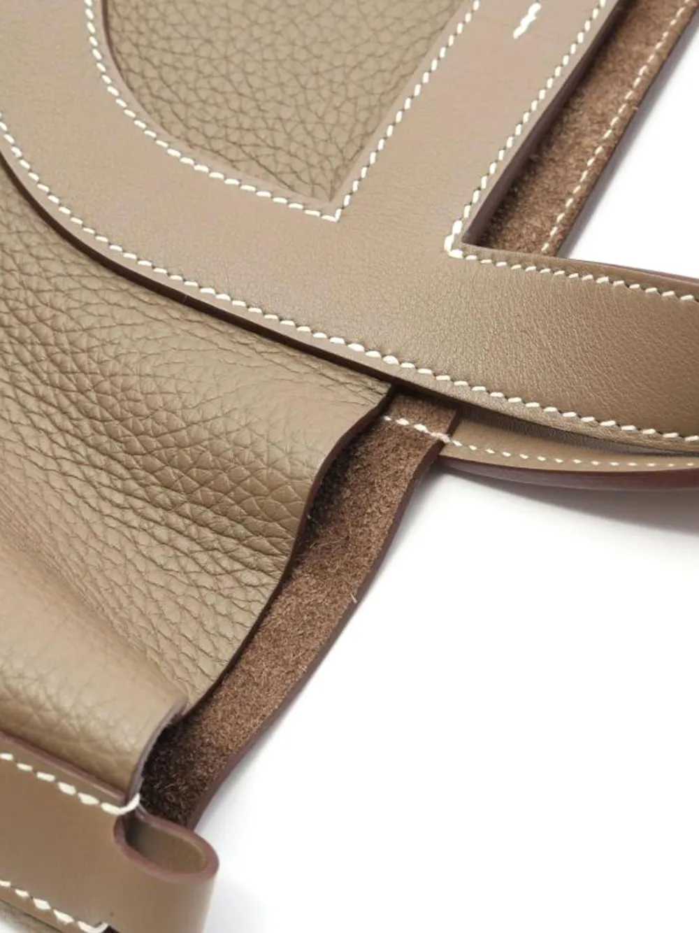 Pre-owned Hermes In-the-loop 23 Handbag In Brown