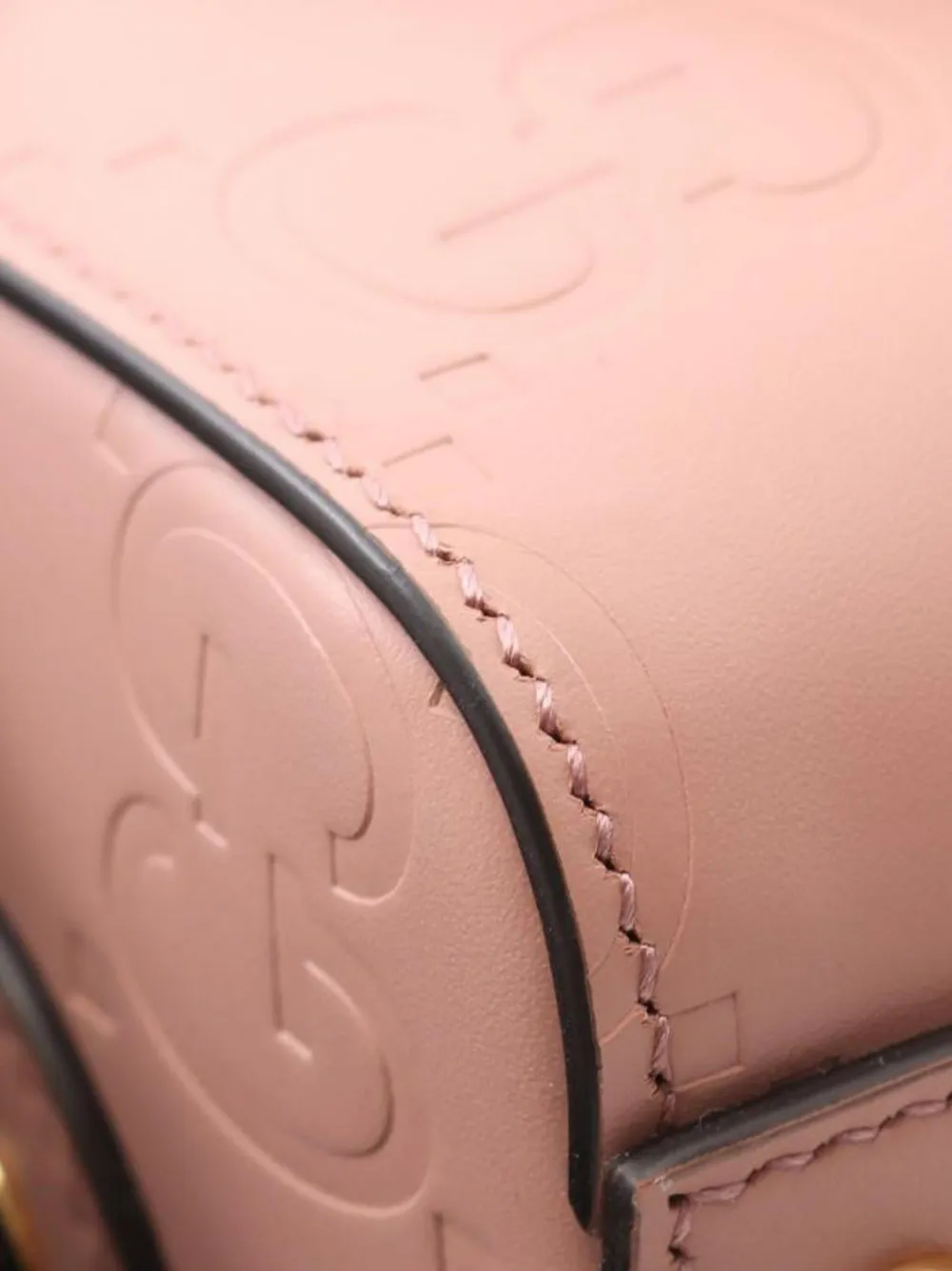 Pre-owned Gucci Mini Gg Super Two-way Handbag In Pink