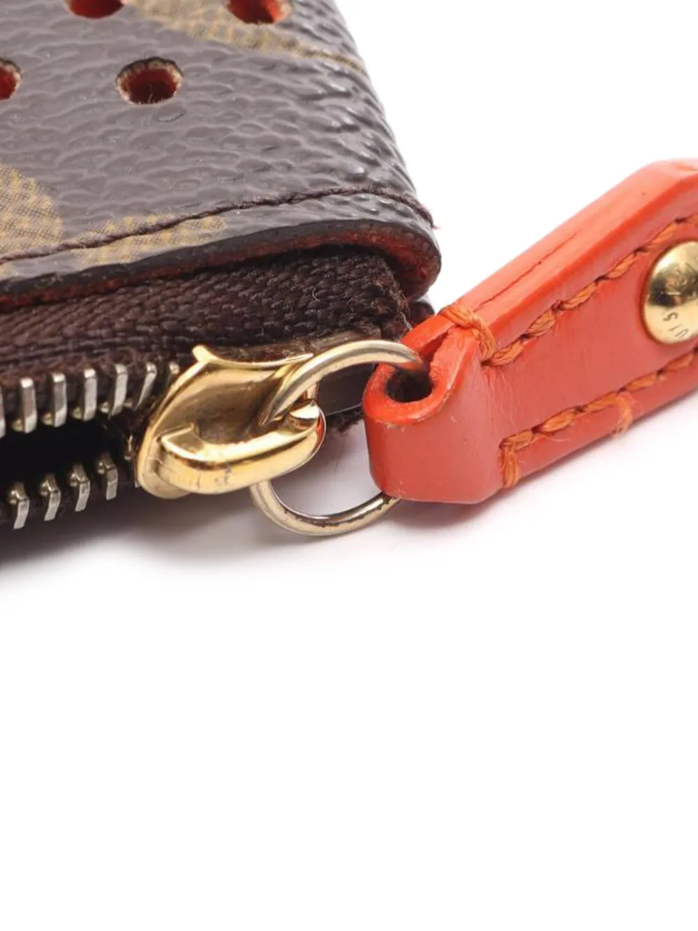 Pre-owned Louis Vuitton Pochette Plat Wallet In Brown