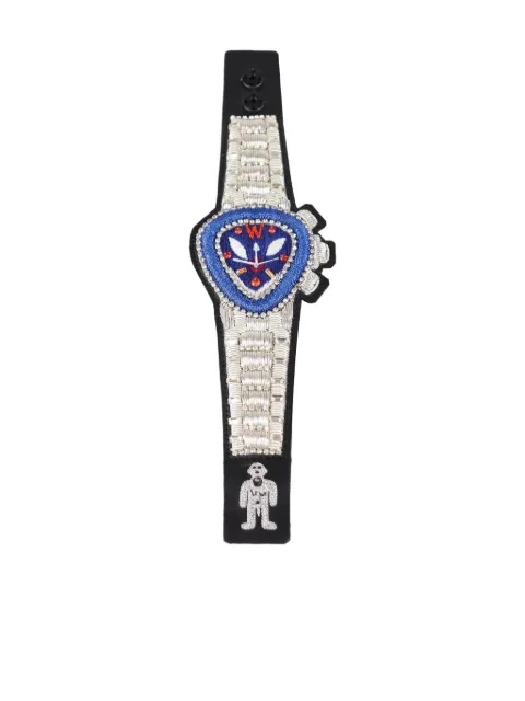 Walter Van Beirendonck robot-appliqué bracelet