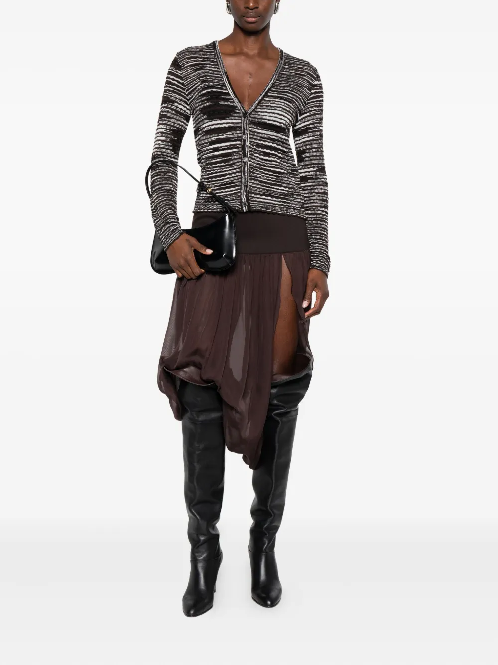 Missoni Gestreept vest Zwart