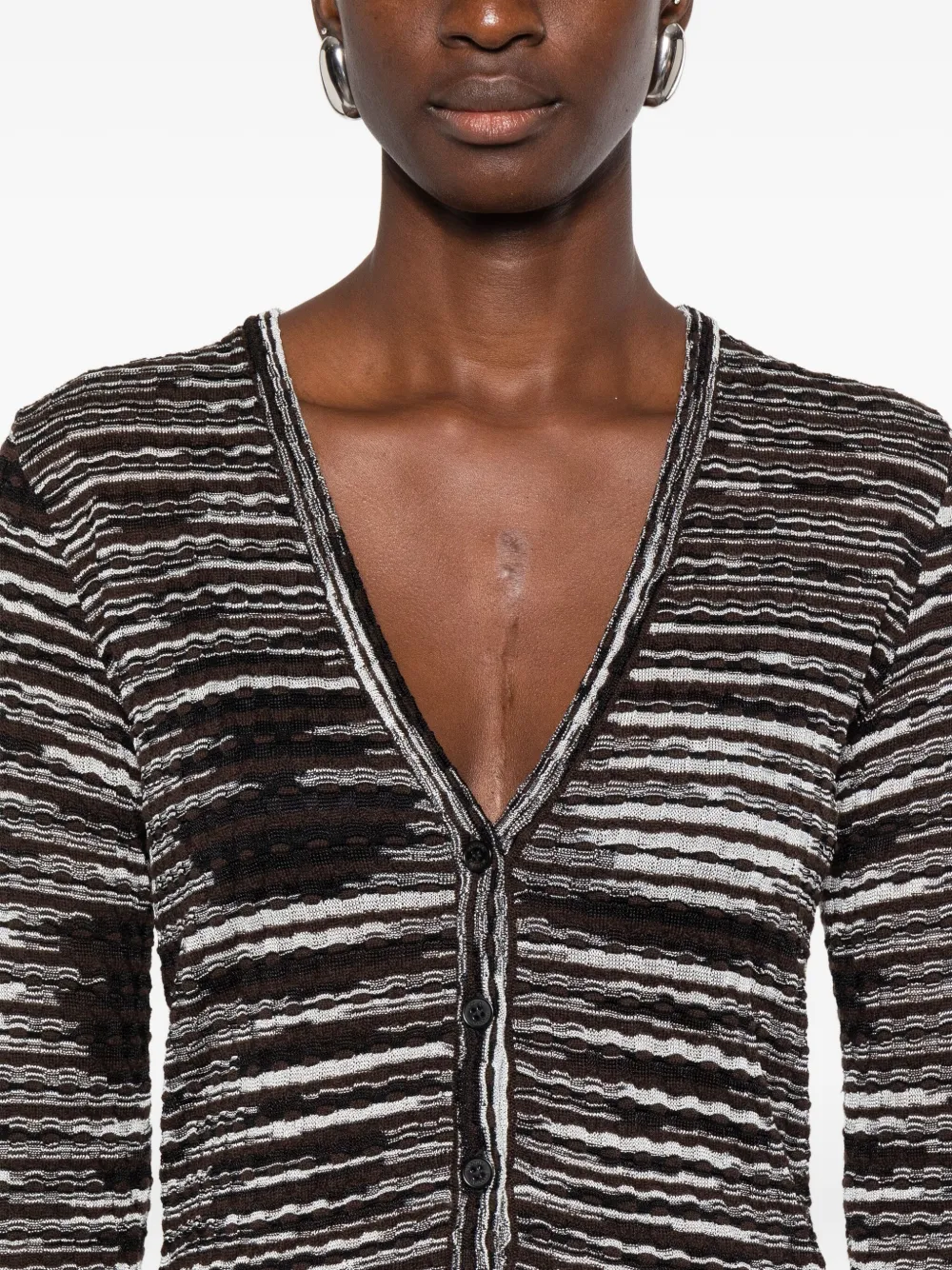 Missoni Gestreept vest Zwart