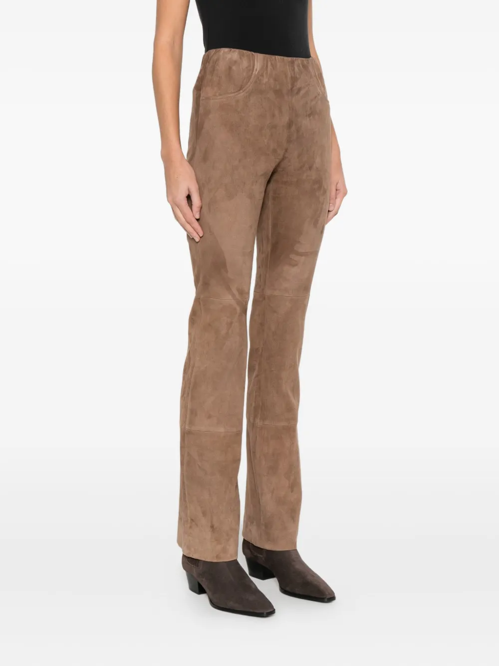 Via Masini 80 Broek met vlakken Bruin