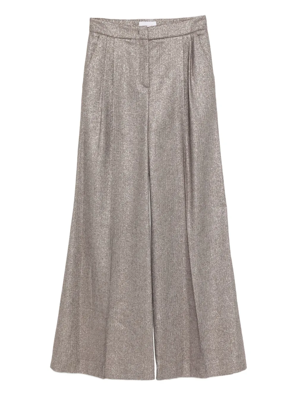 Via Masini 80 pleated-detailing trousers | Brown | Image 1