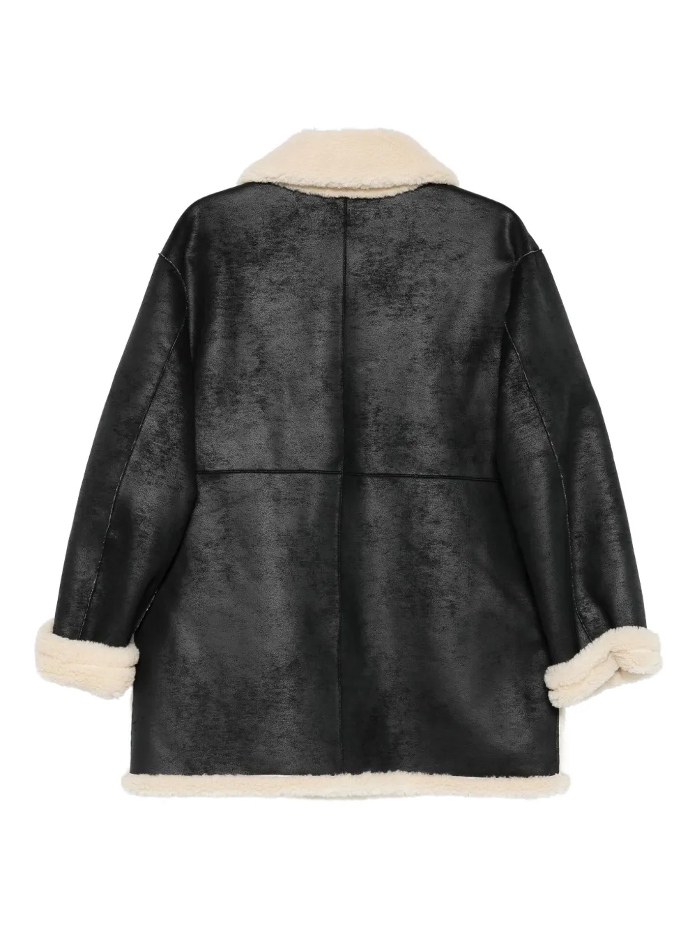 Dunst Reversible Unisex Shearling Jacket In Black