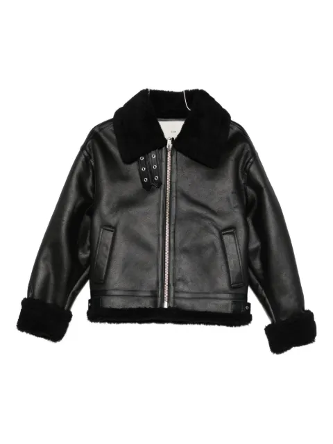 DUNST faux-fur collar jacket