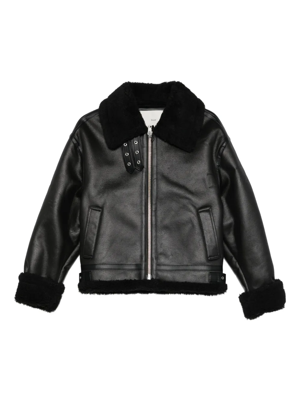 DUNST veste à col en fourrure artificielle | noir | Image 1