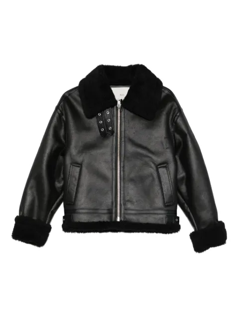 DUNST faux-fur collar jacket