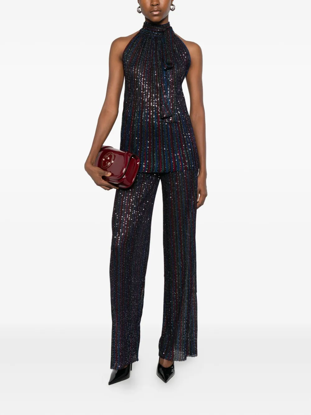 Missoni striped trousers - Blauw