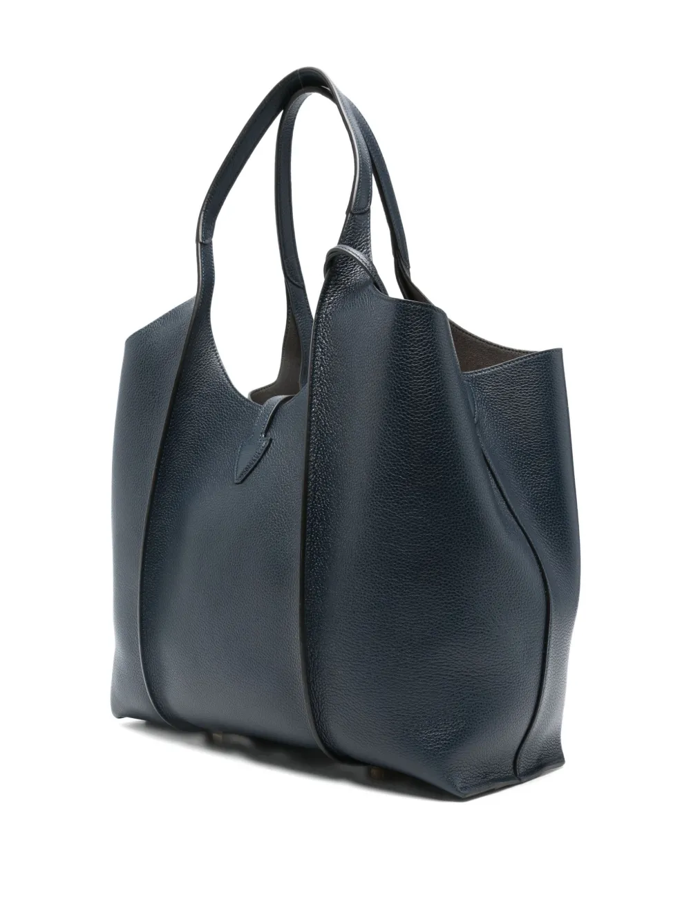 Tod's Medium Leather Tote Bag In Blue