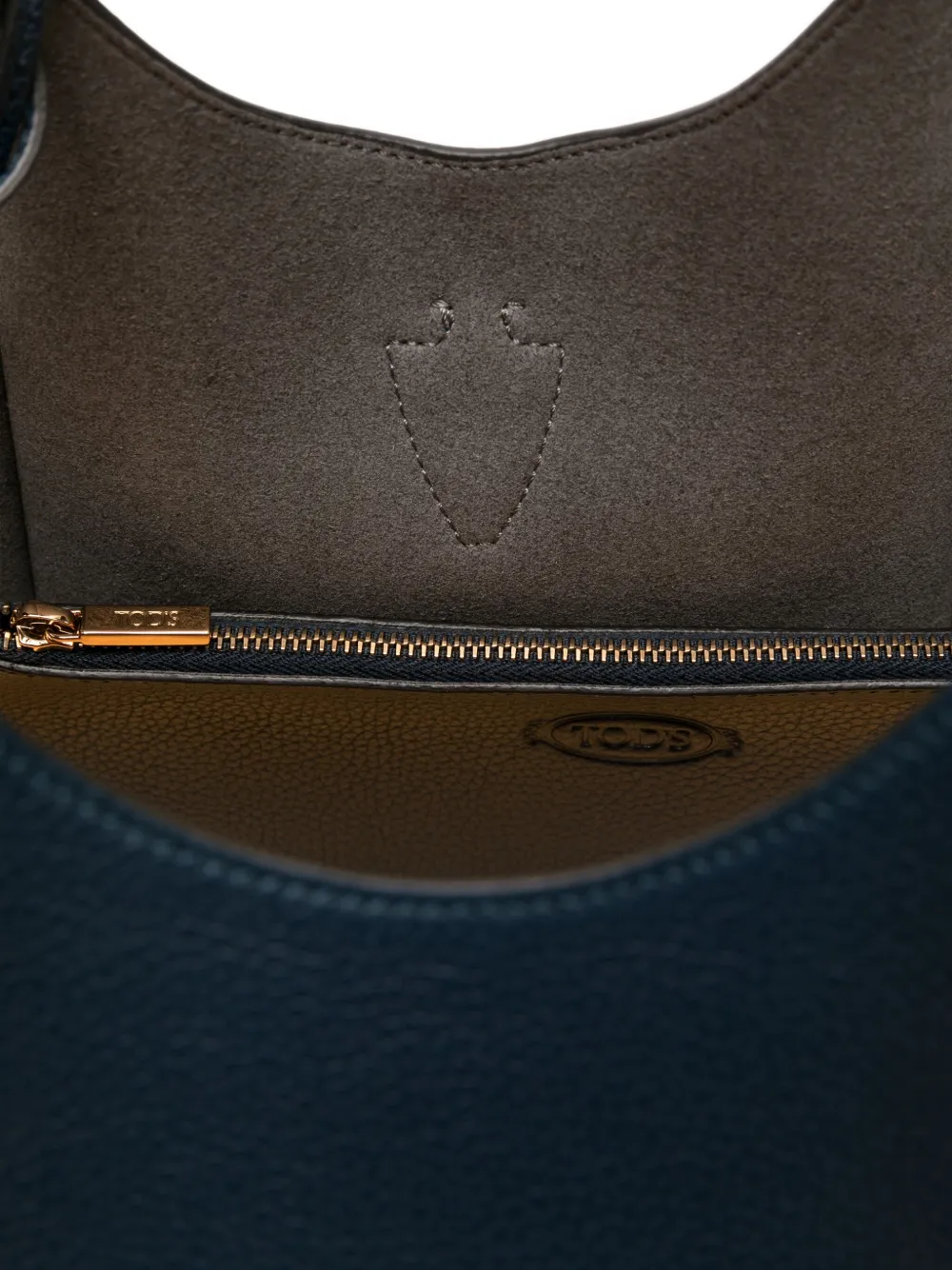 Tod's Medium Leather Tote Bag In Blue
