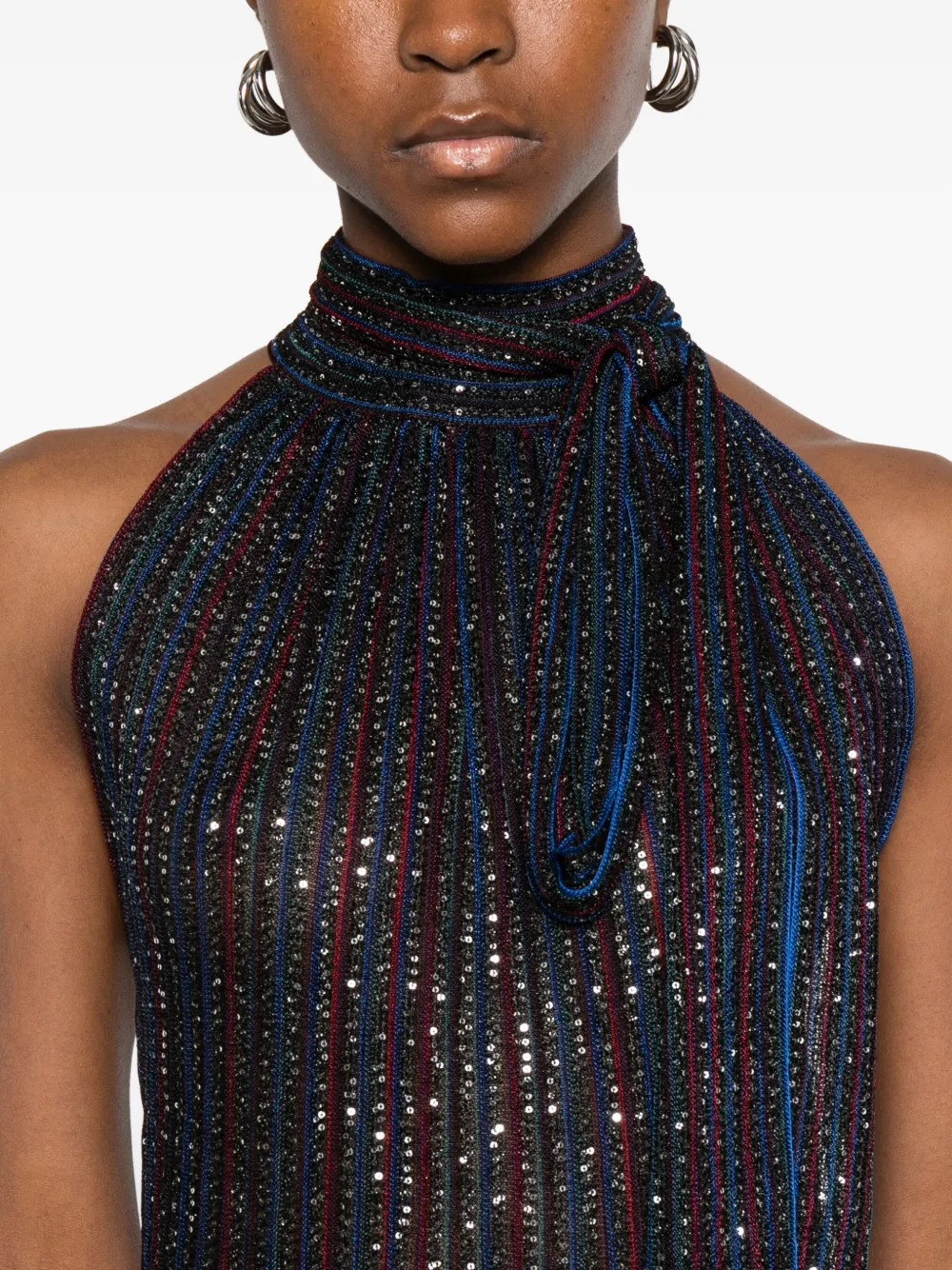 Missoni Striped Top in Multicolour, view 5