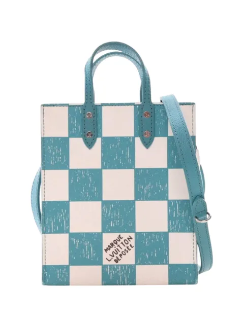 Louis Vuitton Pre-Owned 2021-2025 Damier Checkerboard Sac Plat XS satchel